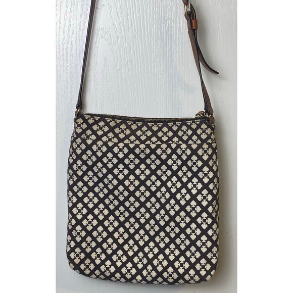 KATE SPADE New York Classic Spade Chocolate Victoria Crossbody Purse Adjustable - Picture 5 of 9